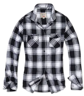 Chemise Amy Flanell Brandit blanc/noir