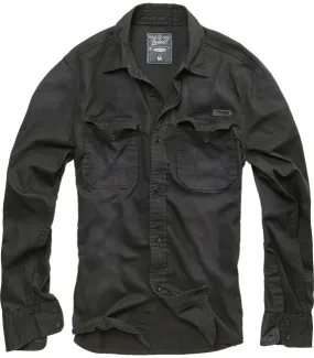 Chemise Brandit Hardee Denim Noir