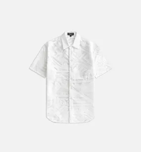 CHEMISE EN VISCOSE GRAPHIQUE TRANSPARENT