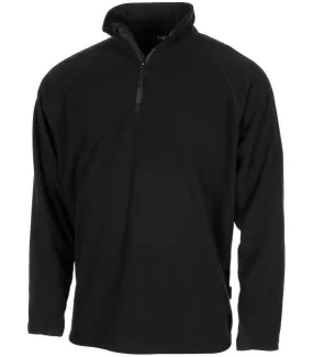 Chemise, Troyer, micropolaire, manches longues, noir