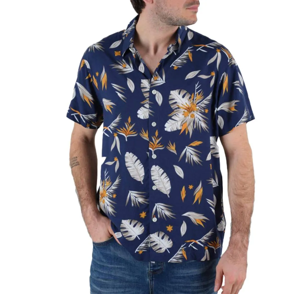 Chemisette Manches Courtes Marine Homme Deeluxe Pearl
