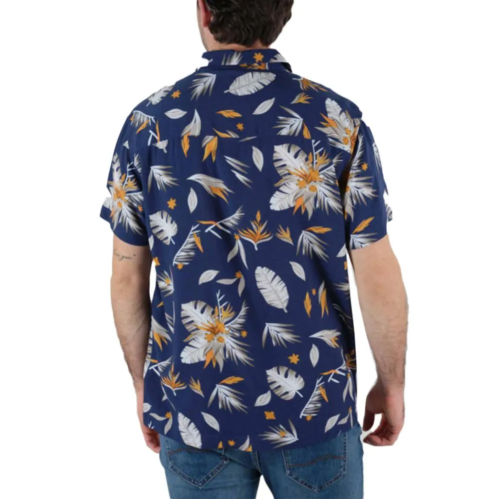 Chemisette Manches Courtes Marine Homme Deeluxe Pearl