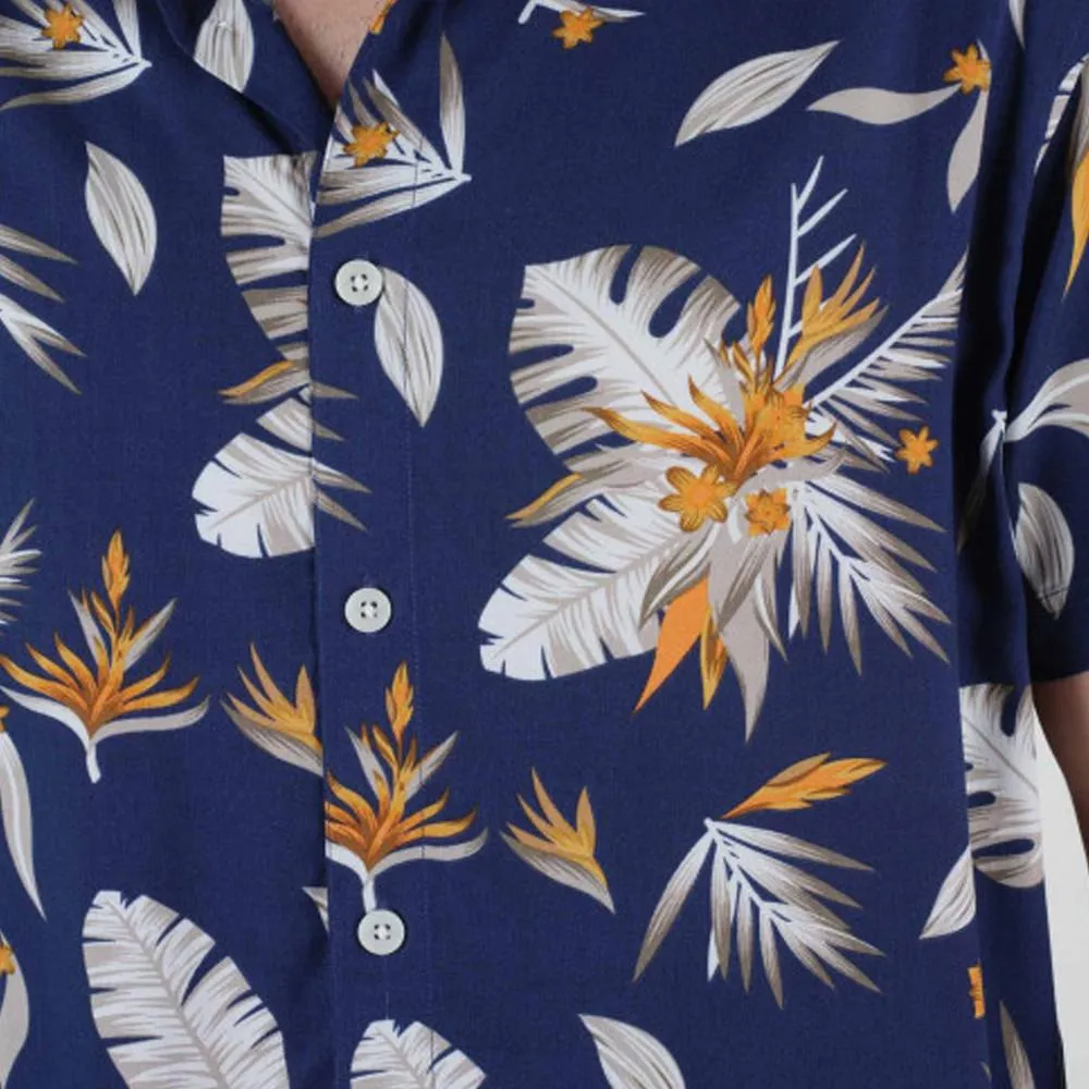 Chemisette Manches Courtes Marine Homme Deeluxe Pearl