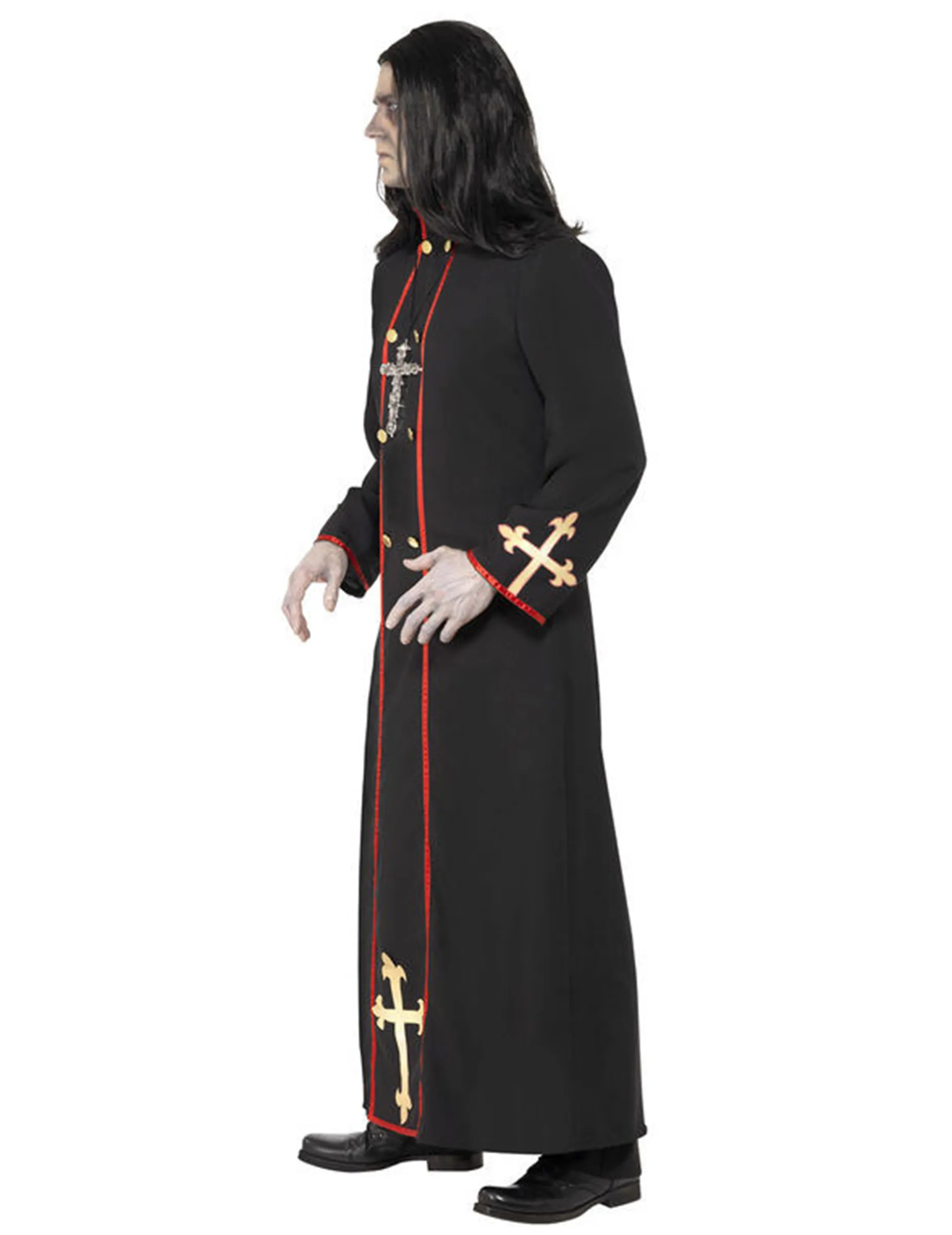 Déguisement moine démoniaque homme Halloween