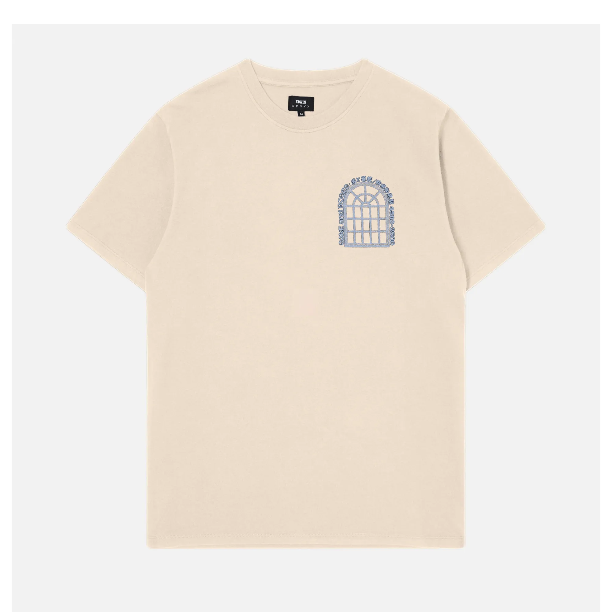 Edwin |T-shirt Sake And Roses Blanc | Royalcheese Paris