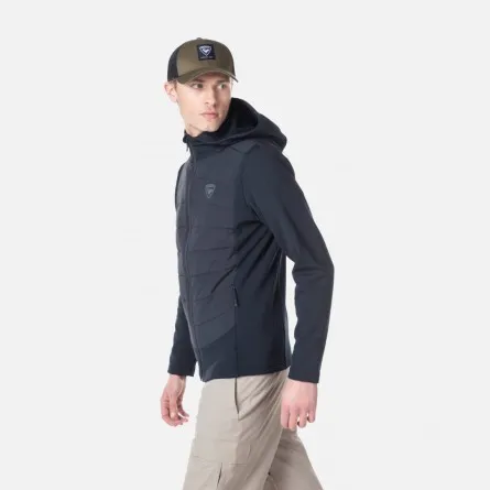 Polaire / softshell homme Rossignol Classique Hybrid Clim FZ black